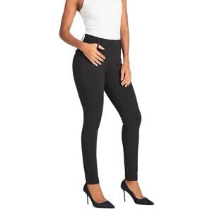 Betabrand Womens Classic Dress Pant Yoga Pant Black Petite S